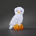 Produktbild: Konstsmide 6186-203 LED Acryl Figur Eule groß beleuchtet GHarten Außen Deko 36cm