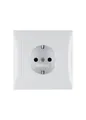 Produktbild: Berker 47428989 Steckdose SCHUKO mit Abdeckplatte polarweiß, glänzend ...