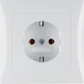 Produktbild: Berker S.1 Schuko Steckdose Schalter Glänzend Dimmer Polarweiss