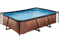 Produktbild: Framepool EXIT, braun, B:200cm H:65cm L:300cm, Schwimmbecken, BxLxH: 200x300x65 cm, mit Kartuschenfilter