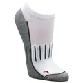 Produktbild: Wowerat Sportsocken 3 Paar Sport Sneakersocken, Sneaker Funktionssocken, antibakteriell (3 Paar) Spezial-Piqué-Netzstrick für gute Belüftung weiß 47-50