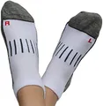 Produktbild: Wowerat 6 Paar Sport Sneaker Socken Damen Herren, Atmungsaktiv Antibakteriell, weiß, Gr. 47-50