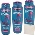 Produktbild: usy Bundle für Elvital Shampoo Fibralogy 3er Pack (3x300ml Flasche) + usy Block