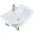Produktbild: Bau Ceramic - Set Waschtisch 60 cm und Waschtischarmatur Start Flow mit Ablaufgarnitur, alpinweiß/ chrom 39472000 - Grohe