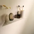 Produktbild: Designfabrik Hamburg Wandregal ohne Bohren | Duschregal selbstklebend | Ablage für Bad, Gästebad, Küche | Modernes Design | 30 cm | Weiß