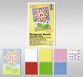 Produktbild: BASTELMAPPE MOOSGUMMI MOSAIK BLUME BASTELN KLEBEN NACH ZAHLEN NEU