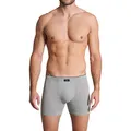 Produktbild: Götzburg Herren Boxershorts Long Pants X-Lastic | 2er Pack (as3, Alpha, xx_l, Regular, Regular, Grau/Schwarz)