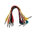 Produktbild: DAP Audio Mono Patchkabel 30 cm 6farbSet-gerade & gewinkelt