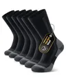 Produktbild: Ruixue Merino Wandersocken Herren & Damen, Outdoor Socken Trekkingsocken, Merinowolle Sportsocken Laufsocken Sneakersocken für Herren, Damen & Kinder[3 Paar]