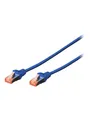 Produktbild: DIGITUS Professional patch cable - 10 m - blue - Blau - 10 meter