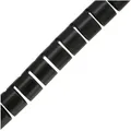 Produktbild: INLINE flexibler Kabelkanal/Kabelschlauch 10m, schwarz, 25mm
