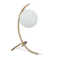 Produktbild: Tischlampe Kugelleuchte Nachttischlampe Tischleuchte modern rund gold Kugellampe