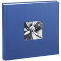 Produktbild: Hama Fotoalbum Fine Art 1899, Jumboalbum, 30 x 30cm, 100 weiße Seiten für 400 Fotos, blau