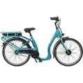 Produktbild: 26 Zoll City Elektro Fahrrad Tiefeinsteiger Shimano 7 Gang Nexus Rücktritt Türkis - Türkis