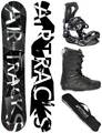 Produktbild: Airtracks Snowboard Snowboard Komplett Set Refractions Game Wide »Mod. 25/26 (4 St., 4er Pack), Snowboard + Bindung Master + Boots + Bag / 155 159 161 165 168 171 cm