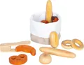 Produktbild: Brotkorb-Set „fresh“, Brot, Brezel, Croissants, Brötchen, Bagels, Holz, Holzbrot