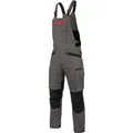 Produktbild: WÜRTH MODYF Arbeitslatzhose Nature - professionelle Arbeitshose für Herren - Latzhose mit Knieschutztaschen - in der Größe 58 in Grau
