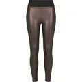 Produktbild: URBAN CLASSICS Leggings Urban Classics Damen Ladies Faux Leather High Waist Leggings (1-tlg) rot XS