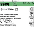 Produktbild: 200er PACK(Stk) SPAX 088091001099050050 Schraube R 88091 Senkkopf/T-STAR TG 5 x