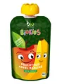 Produktbild: biozentrale Fruchtmus Beutel Apfel-Banane | 90g Früchte | Quetschbeutel & Quetschies mit 100% Frucht | Idealer Früchtebrei & Fruchtpüree ohne Zuckerzusatz