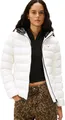 Produktbild: Tommy Jeans Damen Tjw Slim Hood Prnt Down Jckt Ext Dw0dw21617 Pufferjacke, White (Ecru), M EU