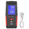 Produktbild: EMF Messgerät, XRCLIF Digitaler Elektromagnetischer Strahlungsdetektor, Handheld EMF Tester für Zuhause/im Freien, Geisterjagdausrüstung, Elektrischer Feld-/Magnetfeldmonitor mit LED - Schwarz