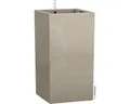 Produktbild: Pflanzvase Lechuza Canto Stone 40 x 40 x H 76 cm beige inkl. Erdbewässerungsyste