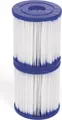 Produktbild: Bestway Filterkartuschen Gr.I Ø 8 cm  x  H 9,0 cm 2er Set, 58093