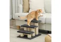 Produktbild: PawHut Haustiertreppe Hundetreppe 3 Stufen 34 cm Hoch (Hunderampe, 1-St., Katzentreppe), Einstiegshilfe für Bett, Sofa, Couch Dunkelgrau
