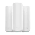 Produktbild: NETGEAR Orbi 370-Serie Dualband WiFi 7 Mesh-Netzwerksystem für Häuser/Wohnungen (RBE373) WLAN-Router + 2 Repeater, Sicherheitsfunktionen, 3,6 GBit/s, Abdeckung 360 m2, 70 Geräte, 2,5G Internet, BE3600