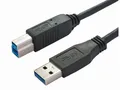 Produktbild: Bachmann 917.1203 USB 3.0 cable A/B 3 0m 917.1203, m, A, B, 3.2 Gen 1 (3.1 1 ~E~