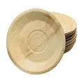 Produktbild: Emma´s Palmblatt Teller, rund, 25 cm, 25 mm tief, kompostierbar, 100 Stück
