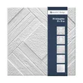 Produktbild: Deckenplatten aus Styropor EPS - Deckenpaneele leicht & robust im modernen Design - (2QM Sparpaket DUET 50x50cm) Verkleidung Deckenplatten Decke weiß