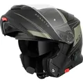 Produktbild: Bogotto Motorradhelm H271 BT Taog Bluetooth Klapphelm, integriertes Kommunikationssystem,integriertes Sonnenvisier schwarz S