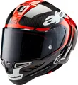 Produktbild: Alpinestars Supertech S-R10 Element, Integralhelm - Schwarz/Rot/Weiß - L 8200324-1363-L