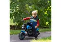 Produktbild: HOMCOM Elektro-Kindermotorrad Kinderfahrzeug mit 2 abnehmbaren Stützrädern Kunststoff Eisen Blau, Belastbarkeit 25 kg, (1-tlg), 76L x 42B x 57H cm