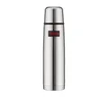 Produktbild: THERMOS LIGHT & COMPACT BEVERAGE BOTTLE 1l, stainless steel mat, Thermosflasche Edelstahl, Isolierflasche rot mit Trinkbecher, 12 h heiß / 24 h kalt, spülmaschinenfest, absolut dicht, BPA-frei