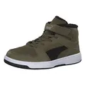 Produktbild: Puma Puma Rebound Layup Fur SD V PS Sneaker Unisex-Kinder, Grün (Burnt Olive-Puma Black-Limestone-Puma White 02), 13 (32 EU) EU