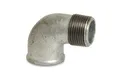 Produktbild: KLASEBO® Gewindefitting Gewindefitting 2 Zoll, Tempergussfitting, Winkel 90° IG x AG