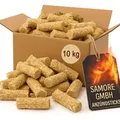 Produktbild: 10kg Anzündsticks Kaminanzünder Holzwolle Grillanzünder Feueranzünder Presslinge