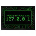 Produktbild: trendaffe Localhost Fußmatte mit IP Adresse 127.0.0.1 in grün - There's no Place Like