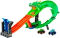 Produktbild: Hot Wheels Autorennbahn Hot Wheels Monster Trucks Drachenangriff, inklusive 2 Spielzeugtrucks