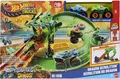 Produktbild: Mattel Hot Wheels Monster Trucks Sharks vs. Dinos Drachenzerstörungs-Spielset und 2 Spielzeugtrucks