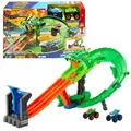 Produktbild: Mattel JFR06 - Hot Wheels Monster Trucks Sharks vs. Dinos Dragon Destruction