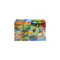 Produktbild: Hot Wheels Monster Trucks Sharks vs. Dinos Drachenzerstörungs-Spielset und 2 Spi
