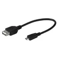 Produktbild: VIVANCO USB OTG Adapterkabel, Adapter Micro USB <-> USB, 0,15m (45298) #1907041