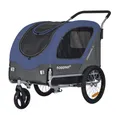 Produktbild: TIGGO Fahrradhundeanhänger DOGGYHUT Fahrradanhänger & Hundebuggy bis 35kg Hundeanhänger, Joggerfunktion