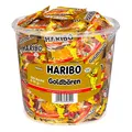 Produktbild: Haribo Goldbären Fruchtgummi Minis 100 Stück im Eimer 1 kg - Inhalt: 2 Flaschen