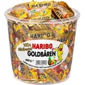 Produktbild: HARIBO Haribo Goldbären Mini, 100 Beutel x 9,8g, Minibeutel in Klarsichtdose