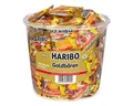 Produktbild: HARIBO Süßigkeit Goldbären Minis, Dose mit 100 Portionsbeuteln